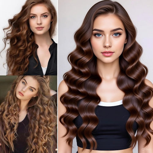 Rizador de pelo en forma de V